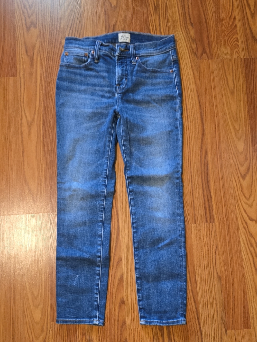 J. Crew Dark Blue Denim Jeans - Toothpick Fit